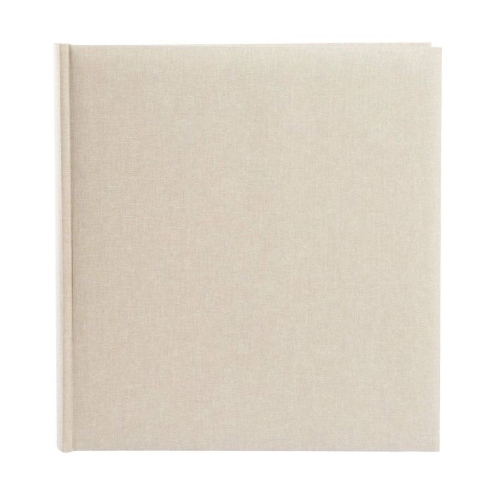 Lokken Ontembare stem Goldbuch - Summertime Trend 2 - linnen fotoalbum - beige - witte bladen -  60 pag. 30x31cm