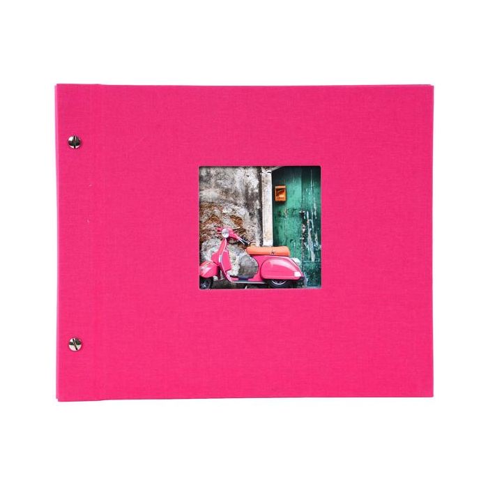 Mis Voorstellen Gepland Goldbuch - Bella Vista Losbladig fotoalbum - roze - witte bladen - 30x25cm