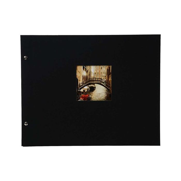gezond verstand oven winkel Goldbuch - Bella Vista Losbladig fotoalbum - zwart - zwarte bladen - 30x25cm