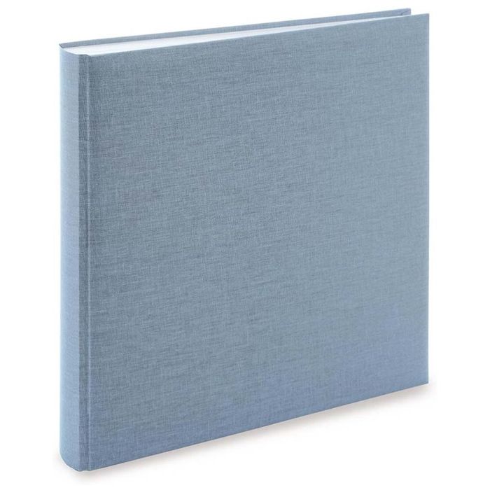 Omgekeerde module Clancy Goldbuch - Summertime Trend 2 - linnen fotoalbum - blauwgrijs - 100 witte  bladen - 30x31cm