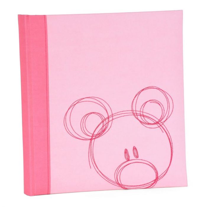 Interpretatief server Wet en regelgeving Henzo - Babyalbum - 'Sammy' - roze - witte bladen - 28x30,5cm