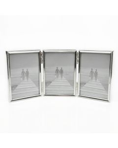 Van Ommen - Serie 304 - fotolijst - drieluik - 5x8 - zilver