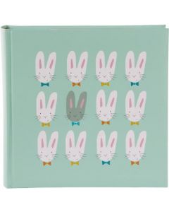 Goldbuch - Babyalbum - Cute bunnies blue - meerkleurig - witte bladen - 30x31cm