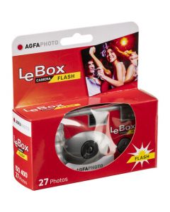 Agfa Le Box Flash eenmalige camera, 27 opnames