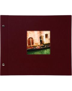 Goldbuch - Bella Vista Losbladig fotoalbum - bordeaux - zwarte bladen - 30x25cm