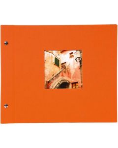Goldbuch - Bella Vista Losbladig fotoalbum - oranje- zwarte bladen - 30x25cm