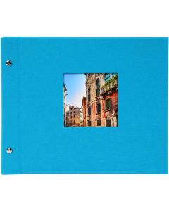 Goldbuch - Bella Vista Losbladig fotoalbum - turquoise - zwarte bladen - 30x25cm