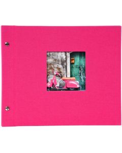 Goldbuch - Bella Vista Losbladig fotoalbum - roze - witte bladen - 30x25cm