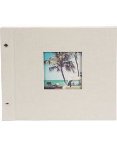 Goldbuch - Bella Vista Losbladig fotoalbum - licht grijs - witte bladen - 30x25cm