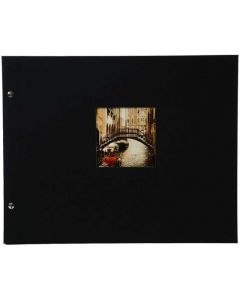 Goldbuch - Bella Vista Losbladig fotoalbum - zwart - witte bladen - 30x25cm