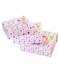 Hama - Kleine Haas - geschenkbox - roze - klein